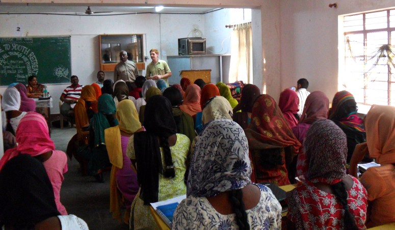 Jeremiah preaching to college