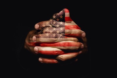 America pray hands